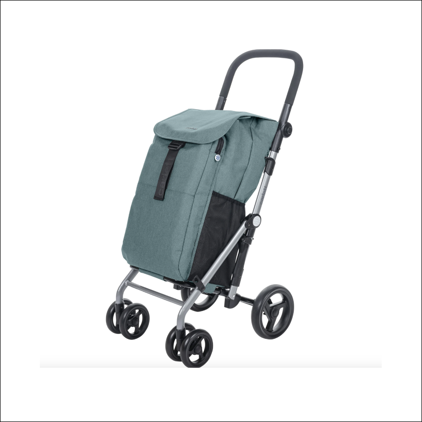 Carlett trillevogn - Classic Duo, grønn