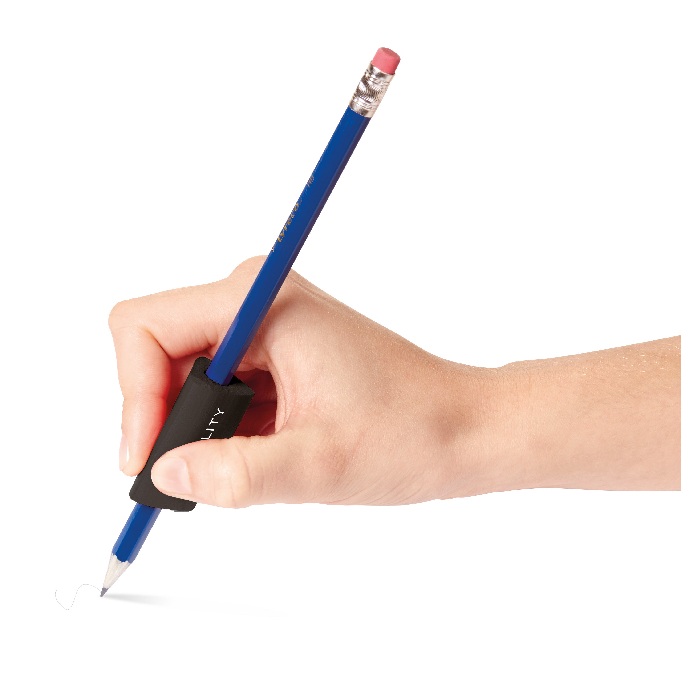 Ergonomisk trekantet penngrep