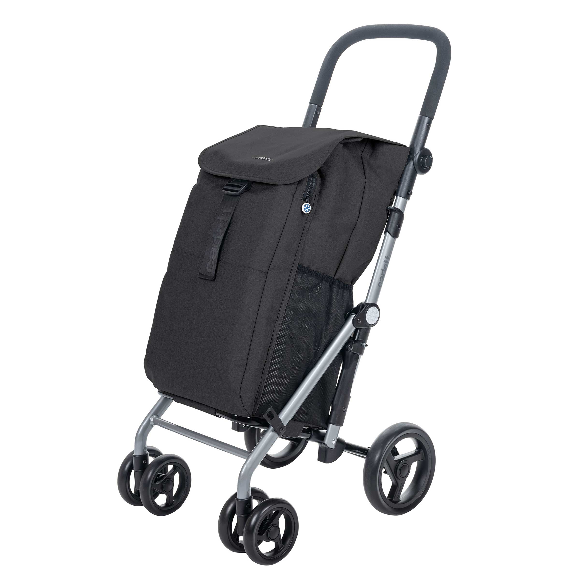Carlett trillevogn - Classic Duo, sort
