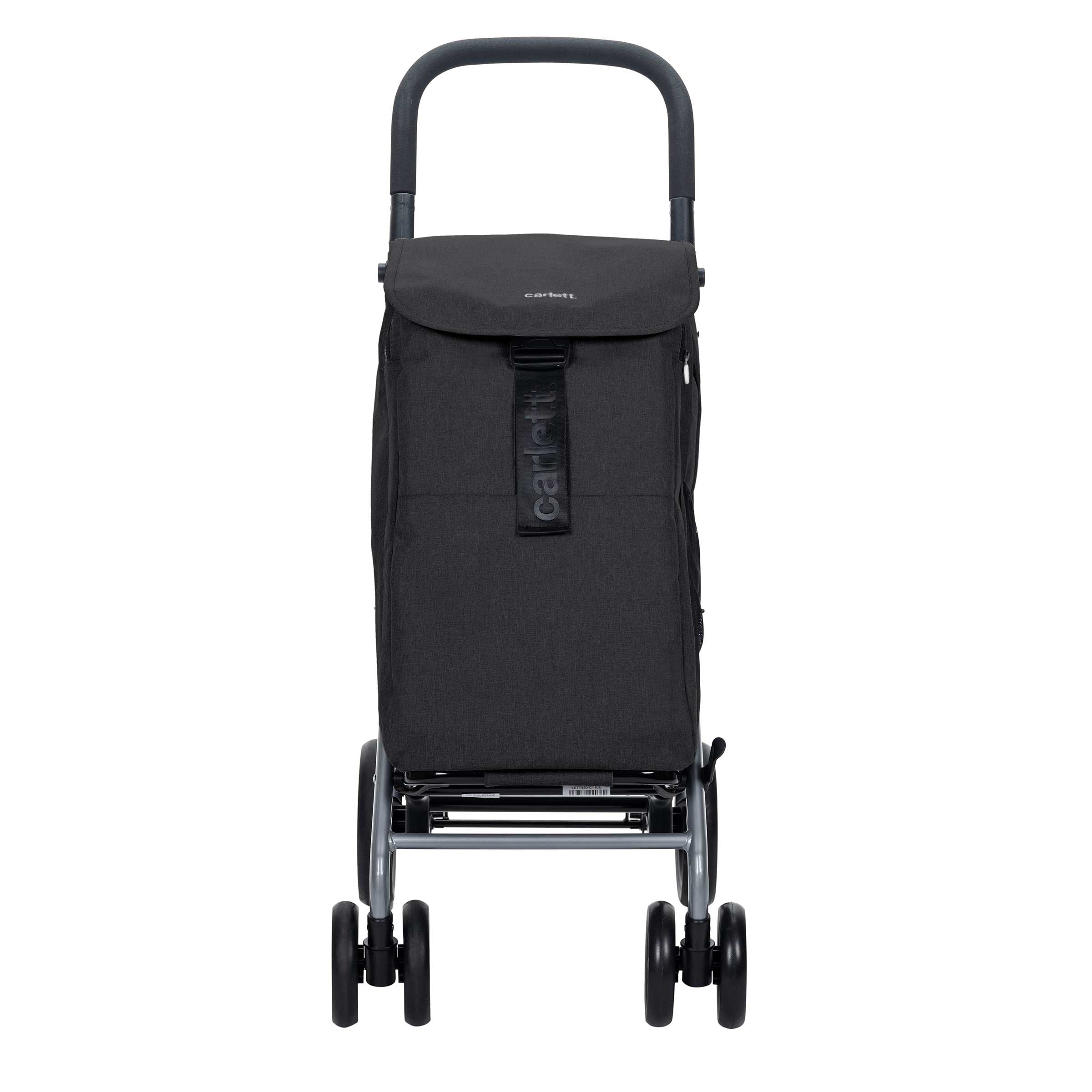 Carlett trillevogn - Classic Duo, sort