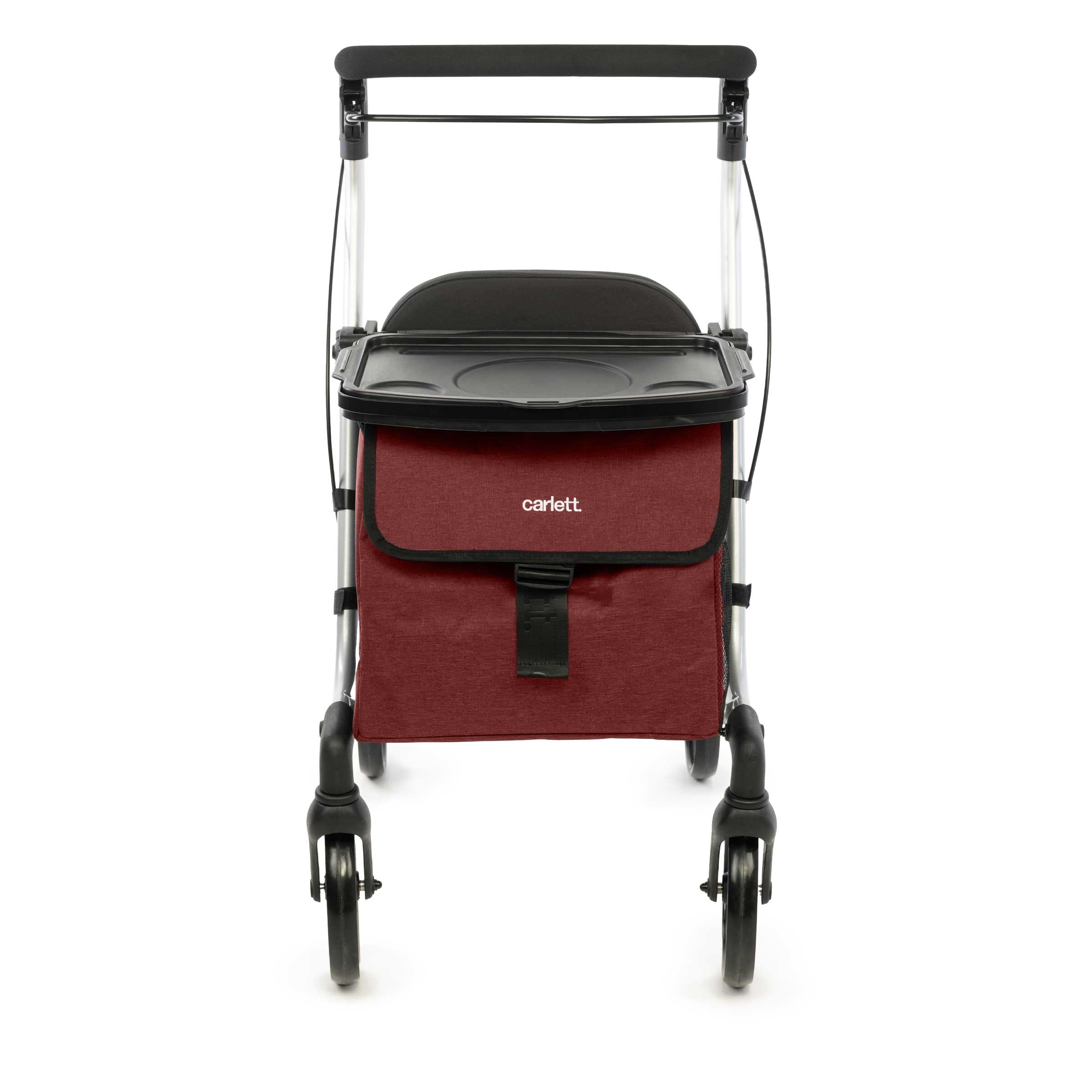 Carlett Lett Walk Rollator, Rød