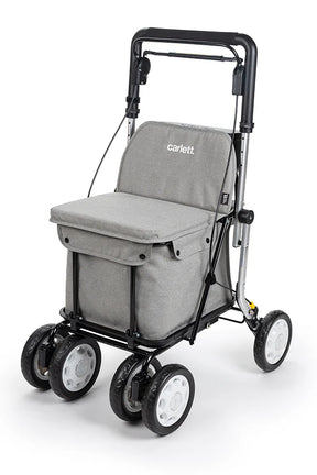 Nyhet! Carlett trillevogn med sete - Comfort, grå